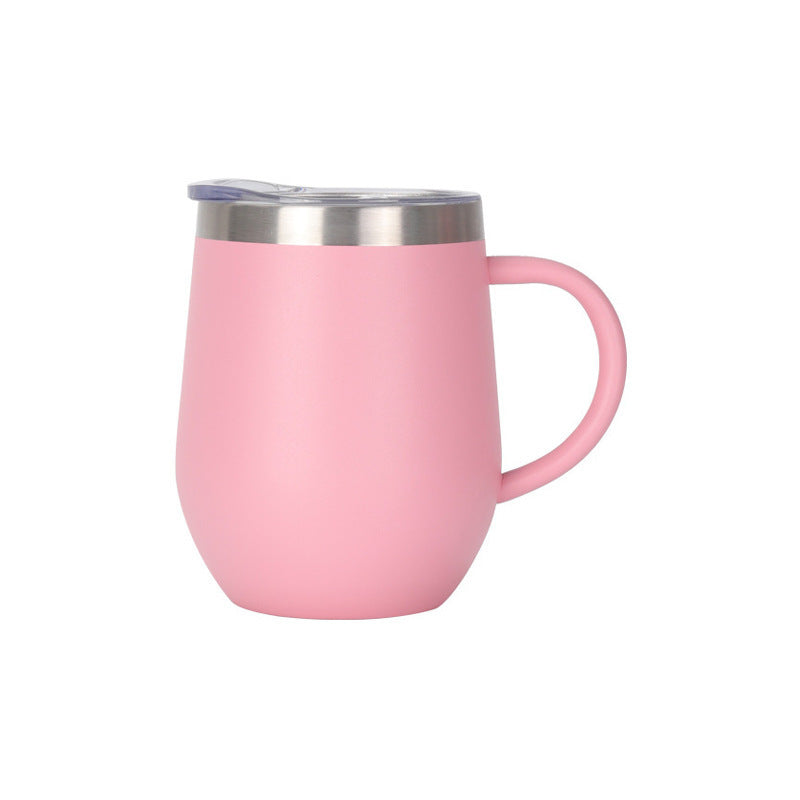 Wholesale Custom Logo 12oz Insulated Wine Tumbler with Handle