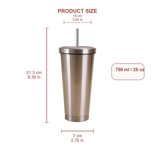 Wholesale Custom Logo 25oz Stainless Steel Travel Tumbler - Product Image 2