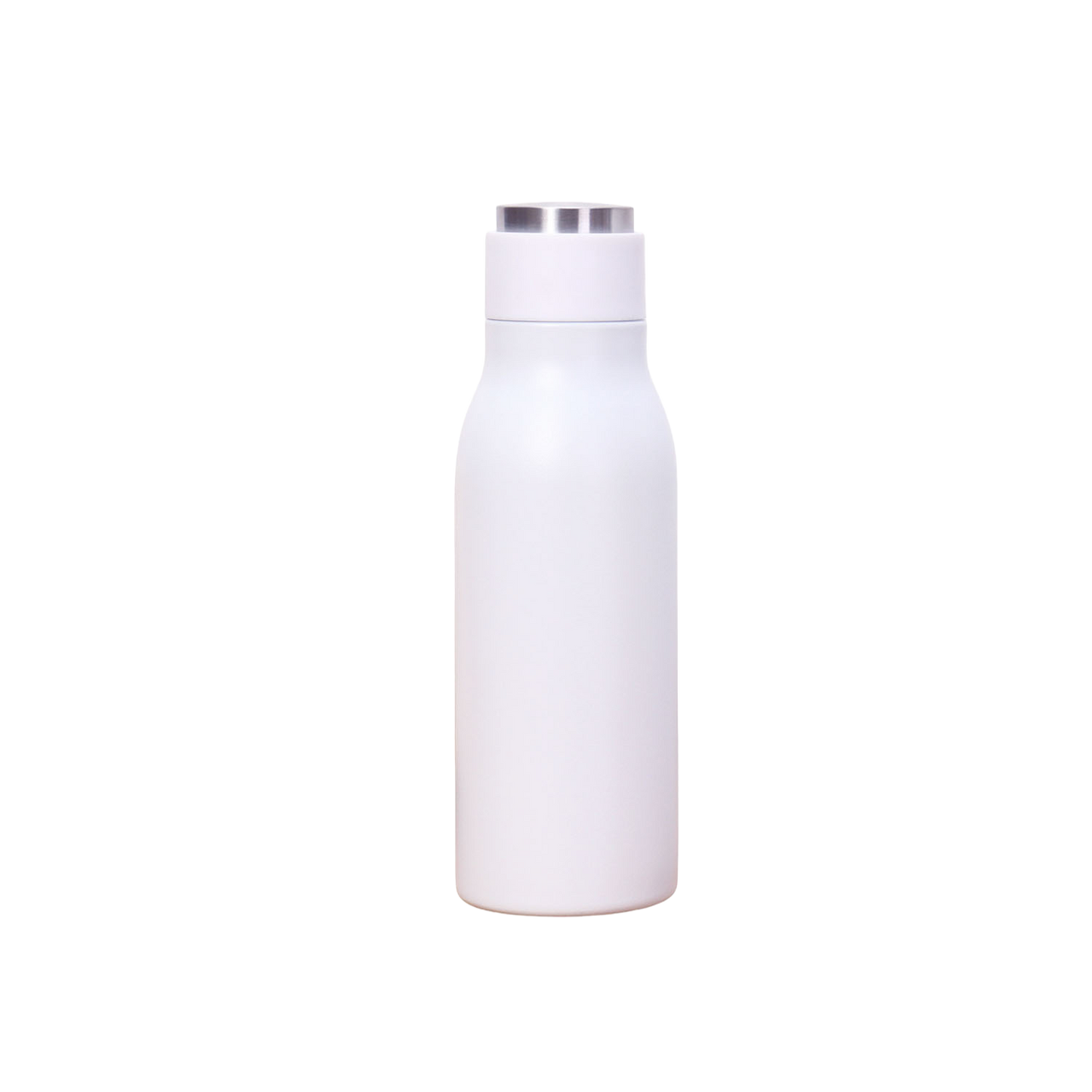 Wholesale Custom Logo 17oz Narrow Mouth Insulated Bottle - White