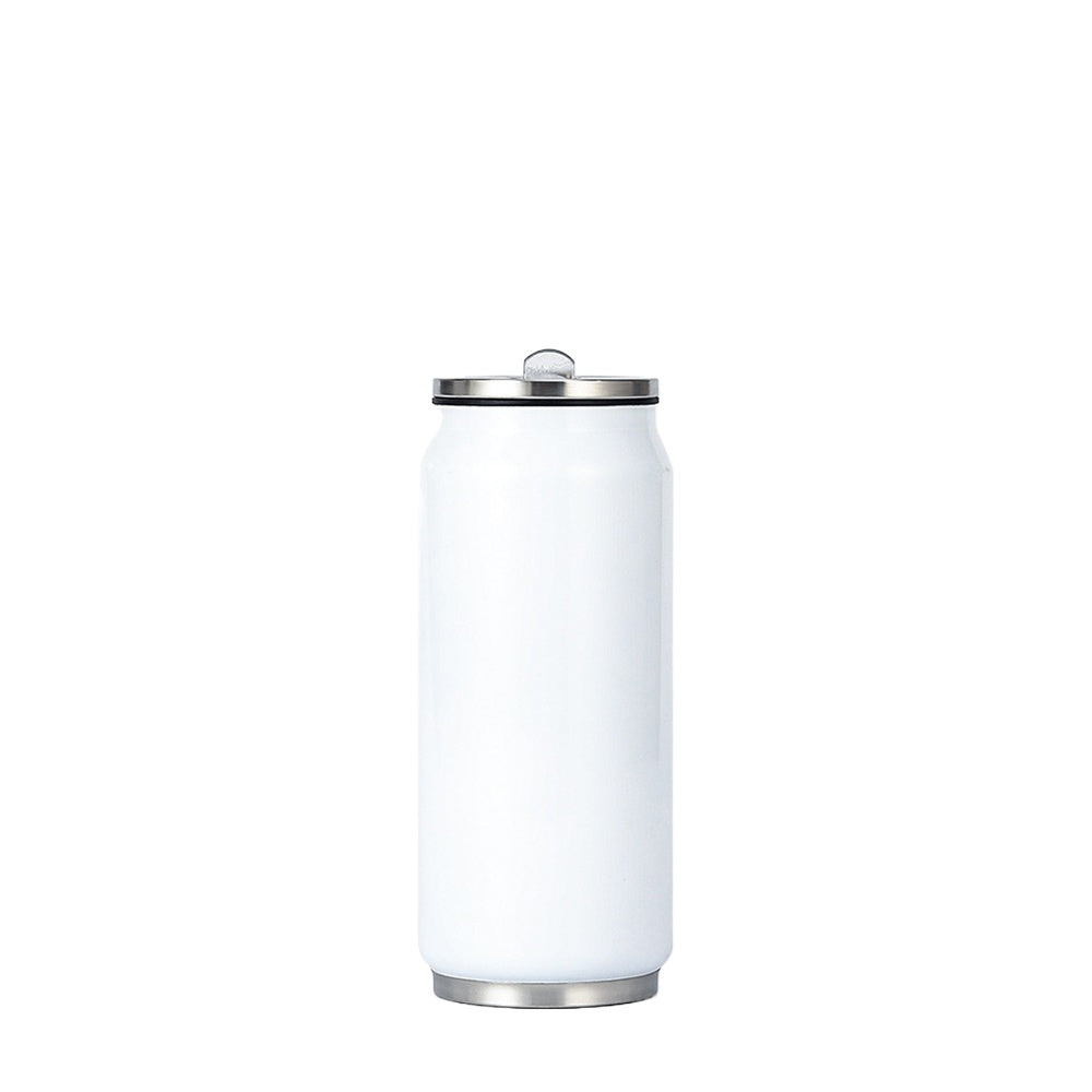 Wholesale Custom Logo 17oz Can Shaped Stainless Steel Insulated Tumbler - White