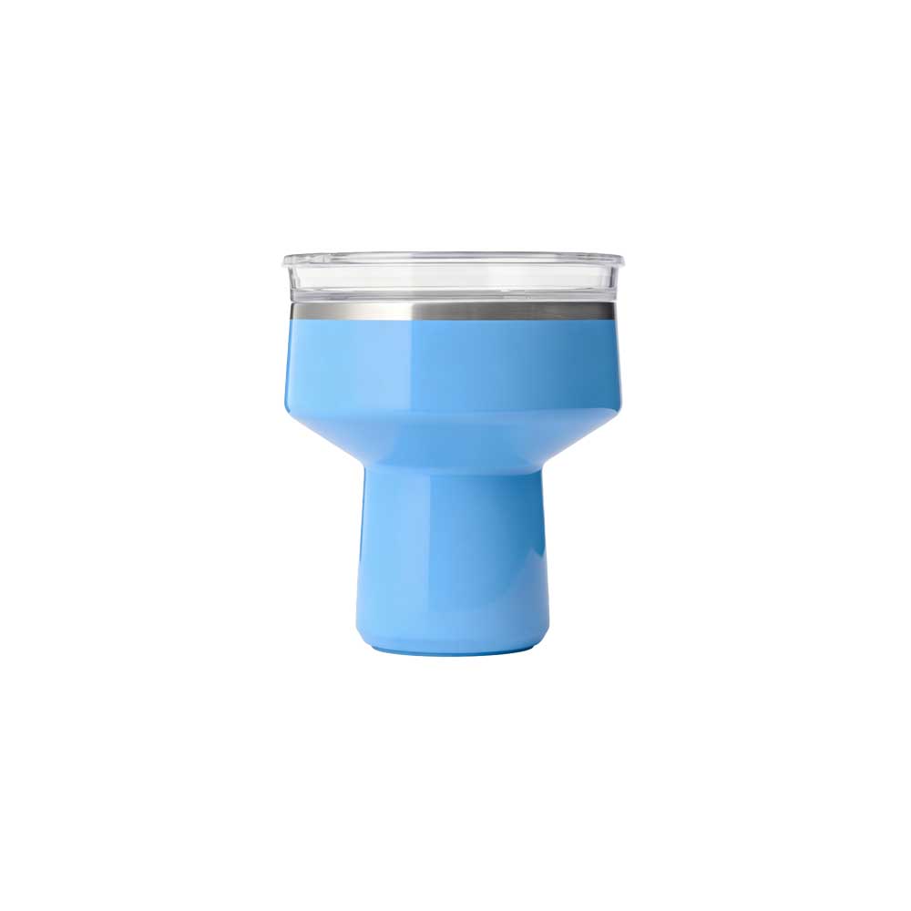 Wholesale Custom Logo 16oz Insulated Wine Tumbler Goblet Shape - Color - light-blue