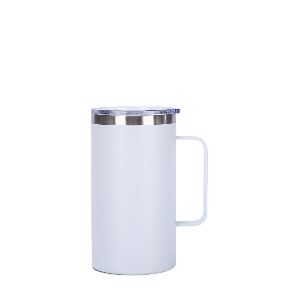 Wholesale Custom Logo 20oz Stainless Steel Insulated Travel Mug - wHITE