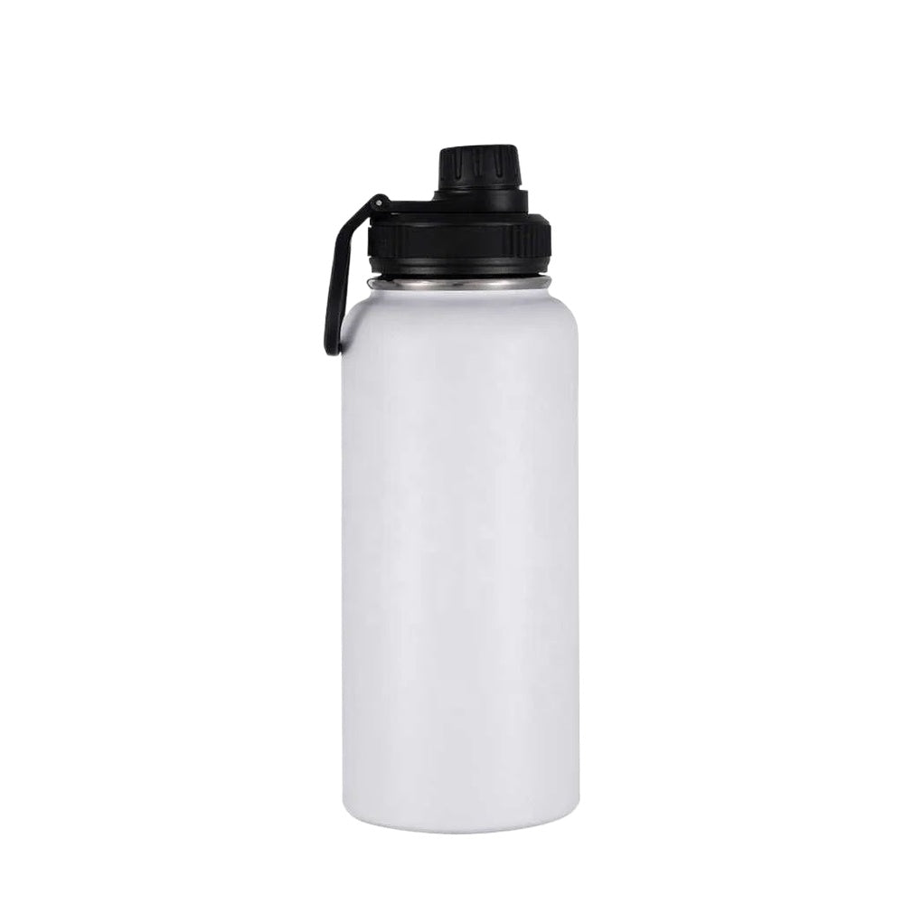 Wholesale Custom Logo 40oz Stainless Steel Water Bottle - white
