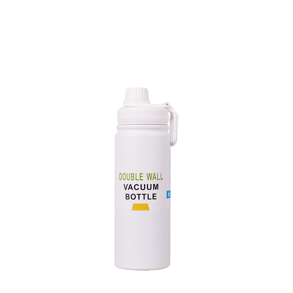 Wholesale Custom Logo 18oz Stainless Steel Sports Bottle - white
