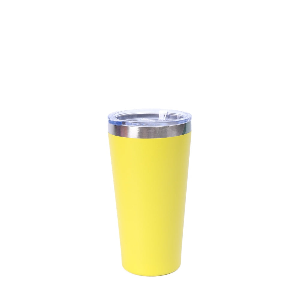 Wholesale Custom Logo 16oz Stainless Steel Pint Tumbler - yellow