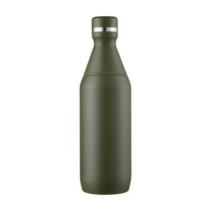 Wholesale Custom Logo 20oz Two-Piece Vacuum Sports Bottle - Army Green