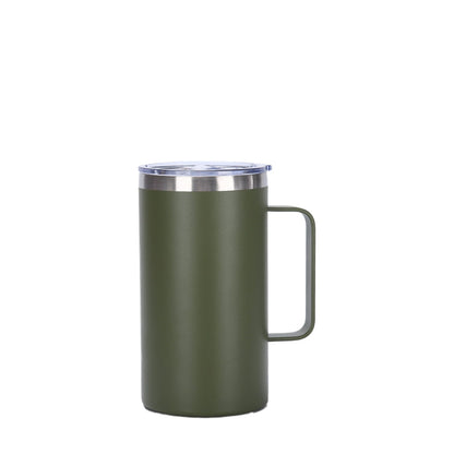 Wholesale Custom Logo 20oz Stainless Steel Insulated Travel Mug - Army Green