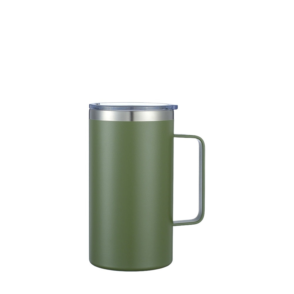 Wholesale Custom Logo 24oz Stainless Steel Travel Mug - Army Green