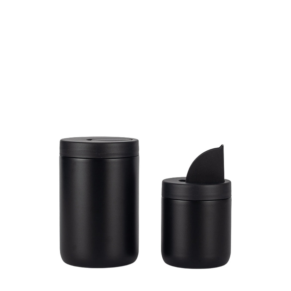 Wholesale Custom Logo 15oz 29oz Coffee Tea Canister Set - BLACK