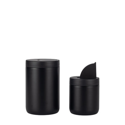 Wholesale Custom Logo 15oz 29oz Coffee Tea Canister Set - BLACK