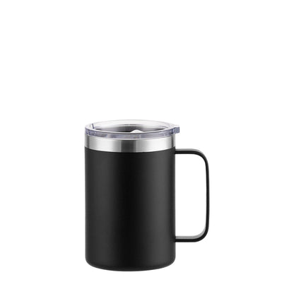 Wholesale Custom Logo 16oz Stainless Steel Insulated Coffee Mug - BLACK