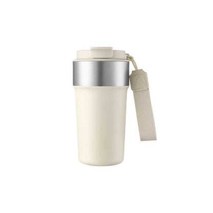 Wholesale Custom Logo 17oz Dual Spout Coffee Mug Tumbler - Beige