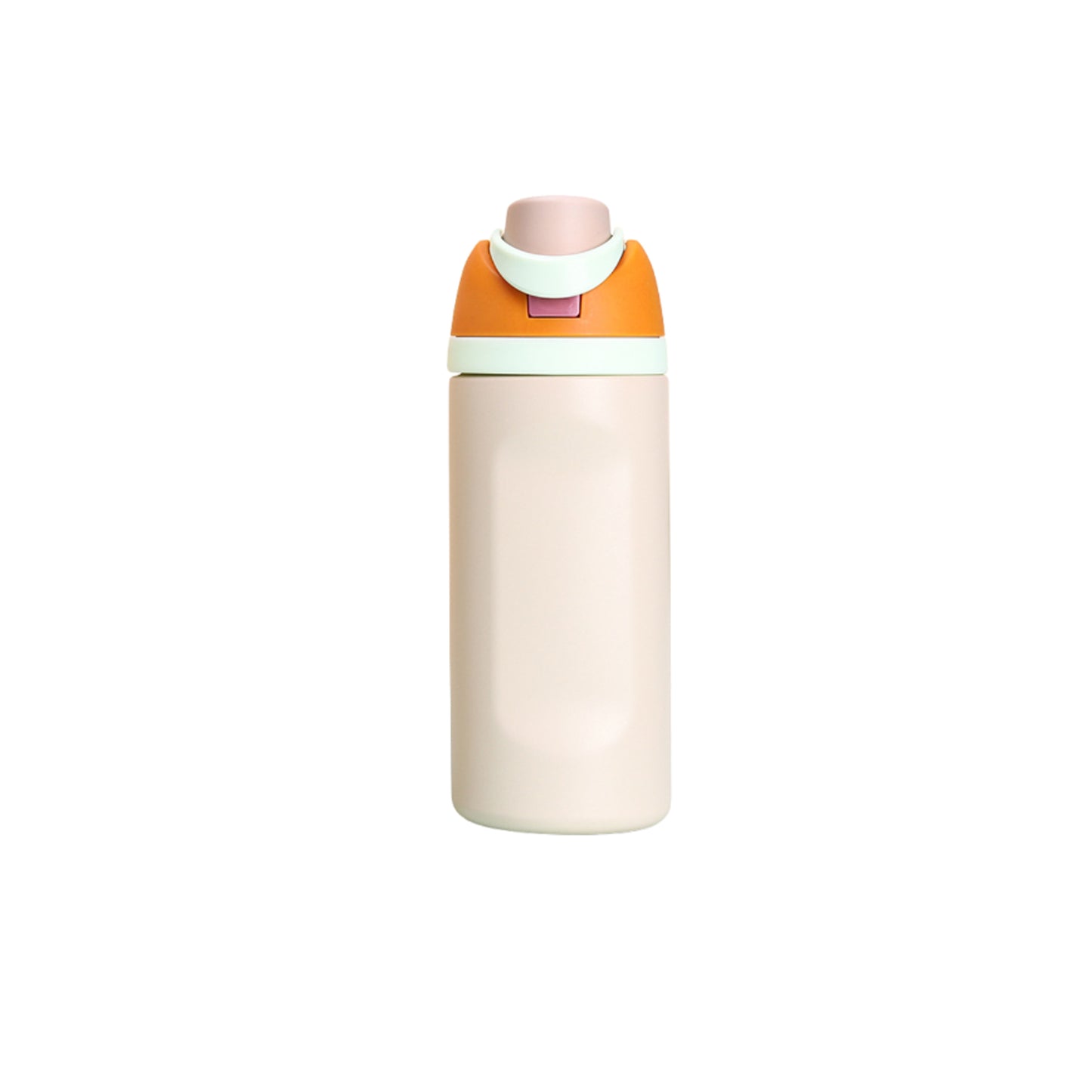 Wholesale Custom Logo 16oz Dual-Drink Vacuum Sports Bottle - Beige