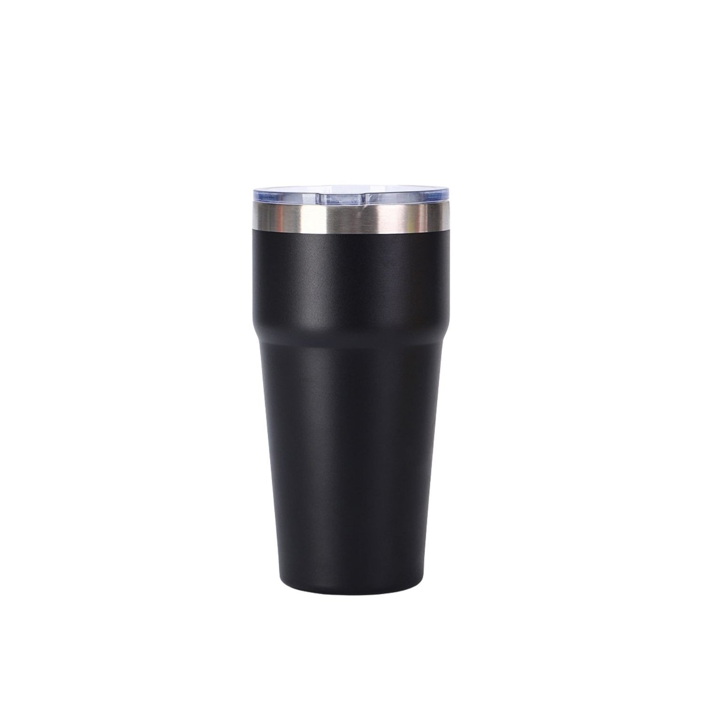 Wholesale Custom Logo 16oz Tapered Vacuum Coffee Tumbler - Black