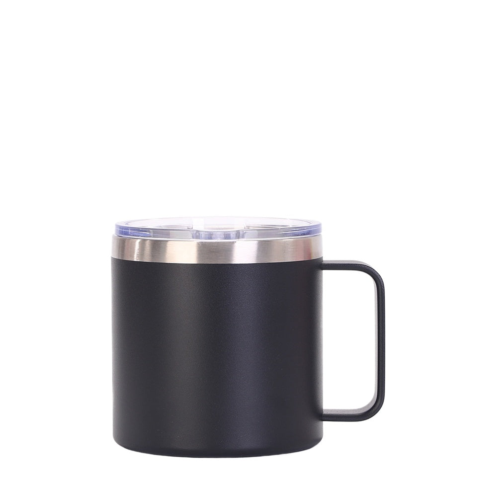 Wholesale Custom Logo 14oz Stainless Steel Insulated Coffee Mug - Black