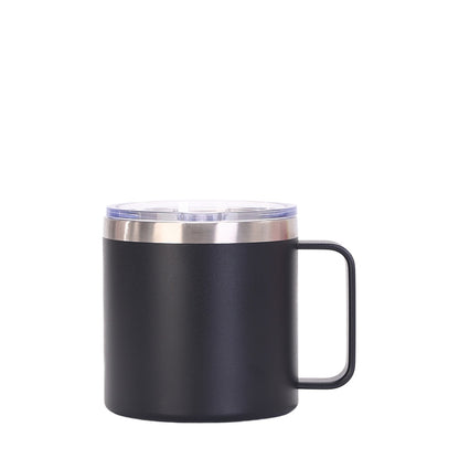 Wholesale Custom Logo 14oz Stainless Steel Insulated Coffee Mug - Black