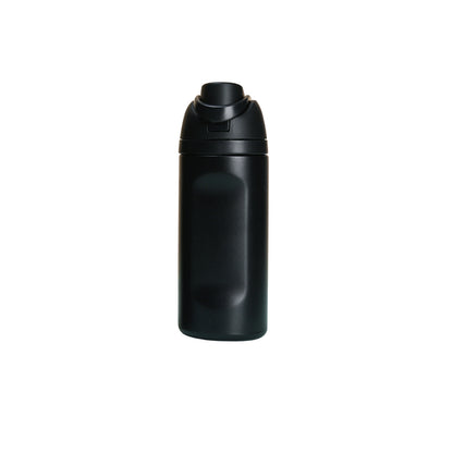 Wholesale Custom Logo 16oz Dual-Drink Vacuum Sports Bottle - Black