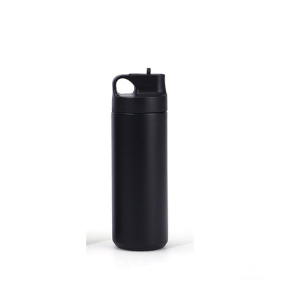 Wholesale Custom Logo 18oz Vacuum Insulated Sports Water Bottle - Black