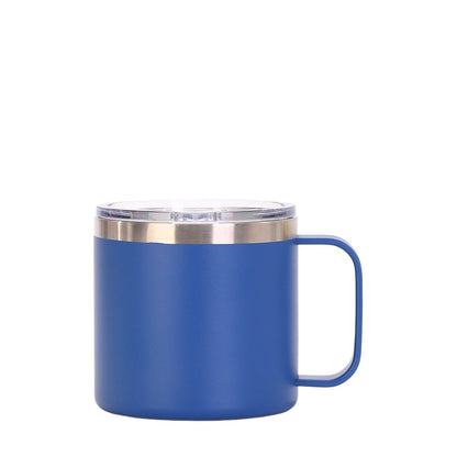 Wholesale Custom Logo 14oz Stainless Steel Insulated Coffee Mug - Blue