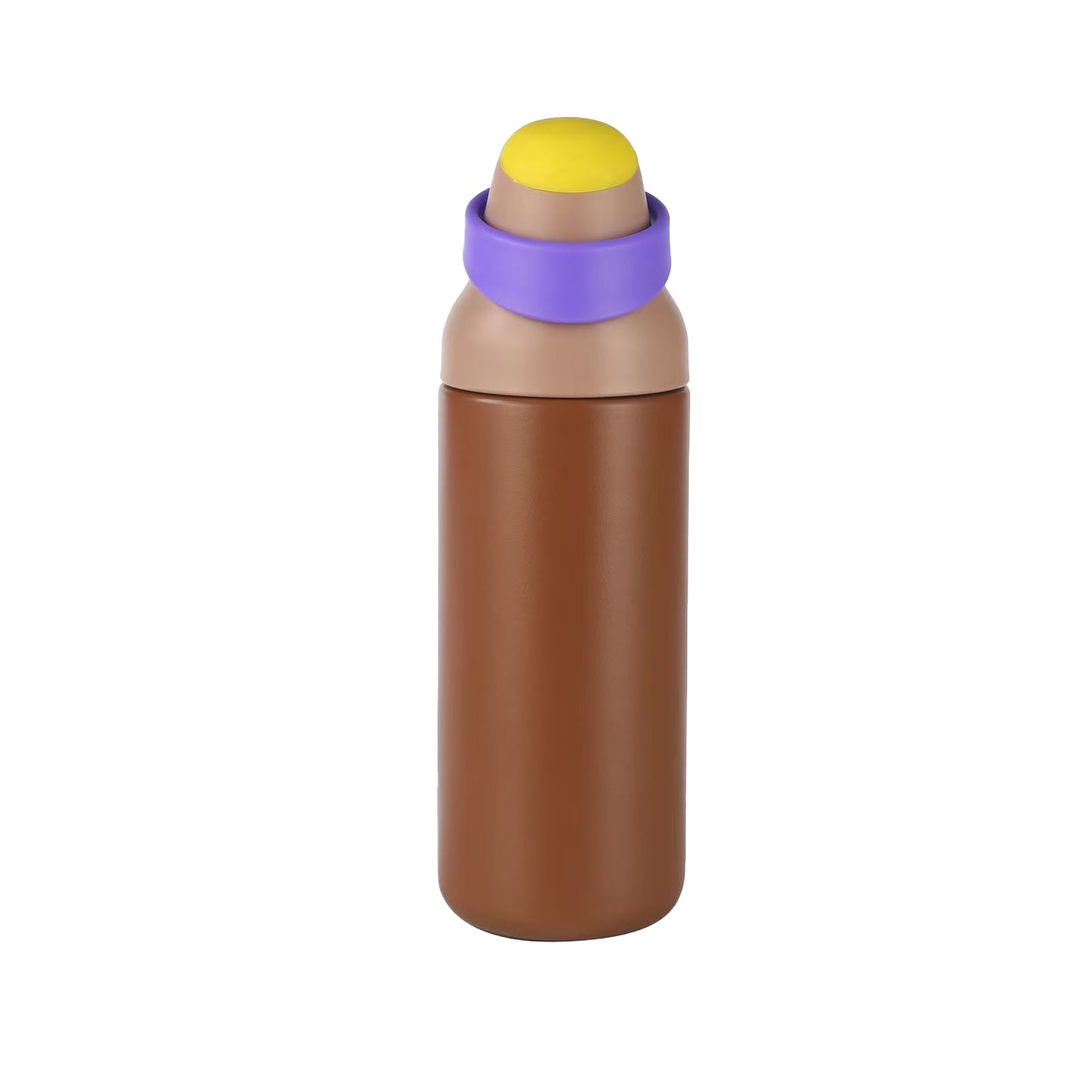 Wholesale Custom Logo 24oz Dual Spout Sports Water Bottle - Brown