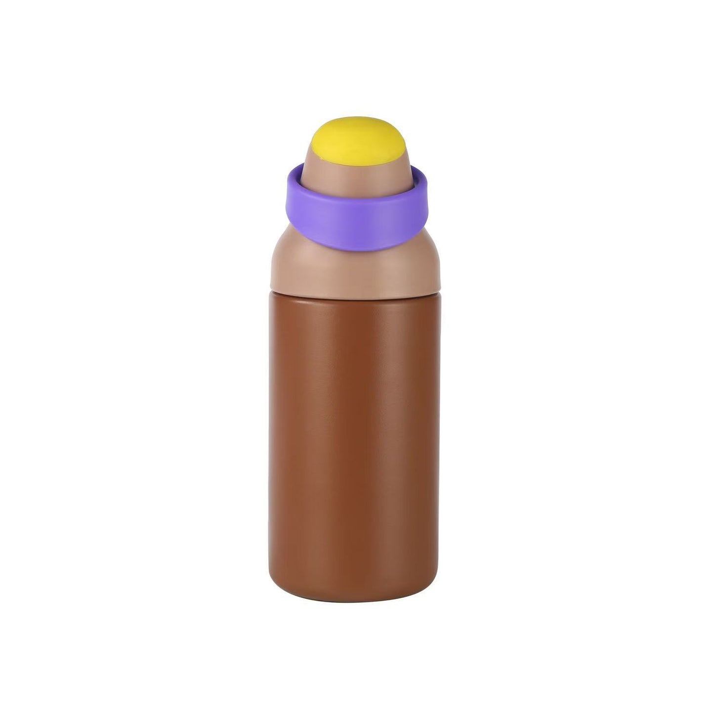 Wholesale Custom Logo 18oz Dual Spout Sports Water Bottle - Brown