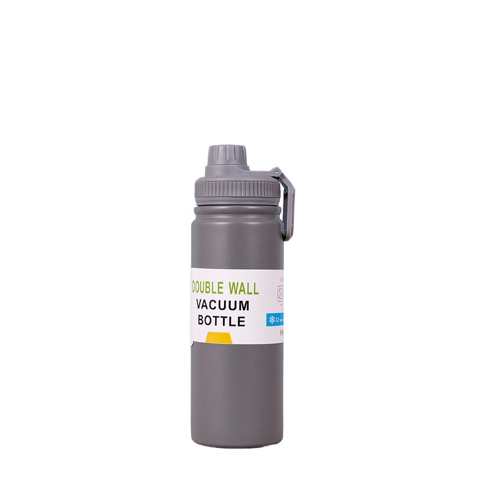 Wholesale Custom Logo 18oz Stainless Steel Sports Bottle - GREY