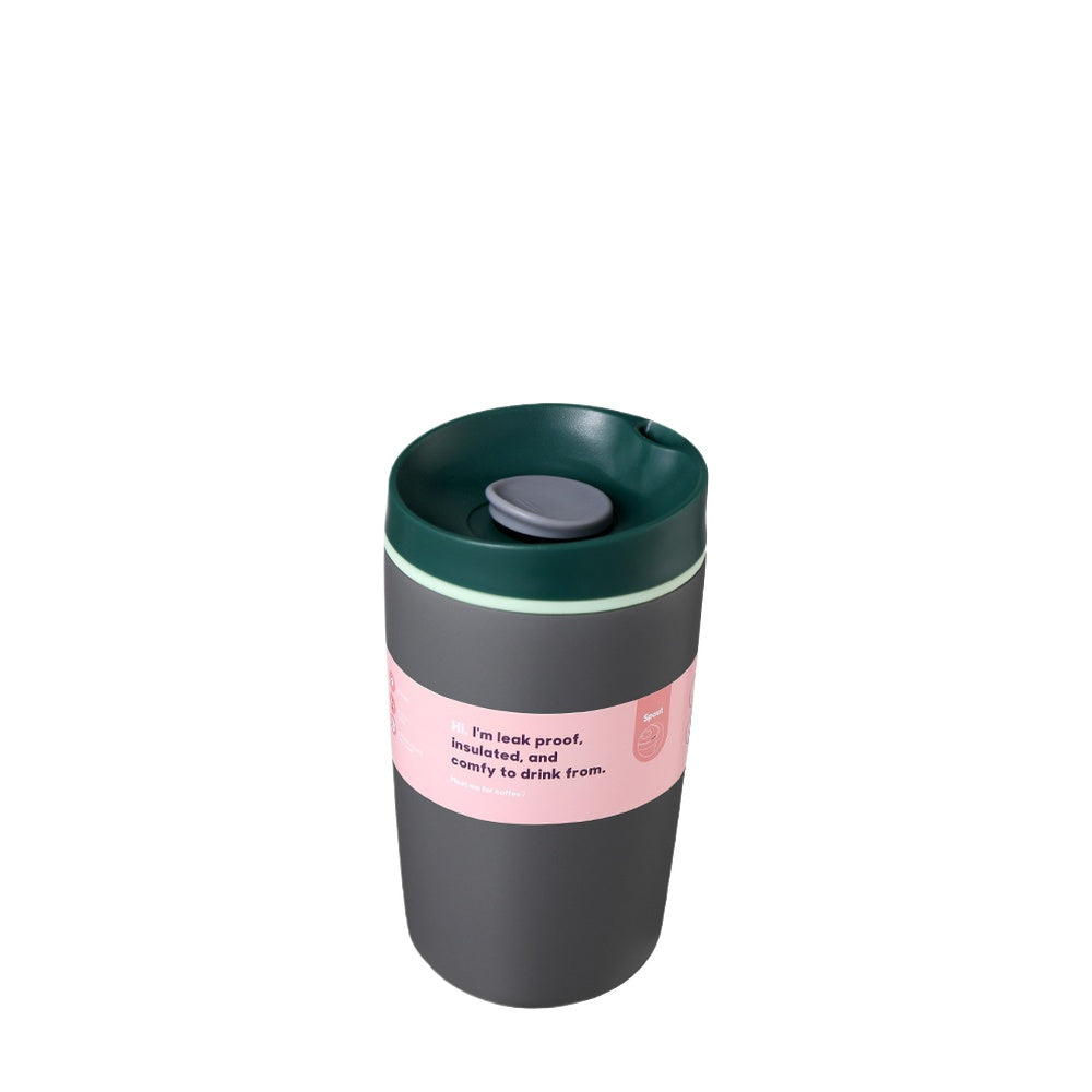 Wholesale Custom Logo 12oz Insulated Coffee Tumbler - GREY