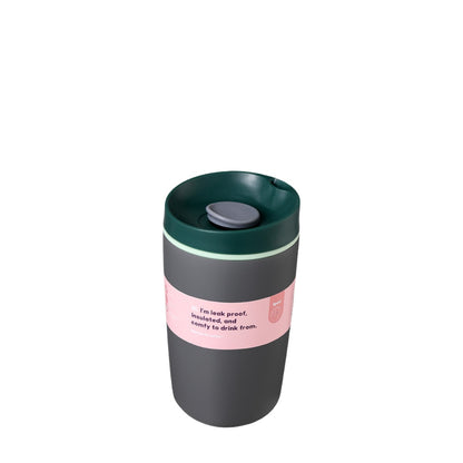 Wholesale Custom Logo 12oz Insulated Coffee Tumbler - GREY