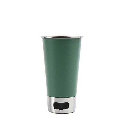 Wholesale Custom Logo 17oz Stainless Steel Bottle Opener Cup - Color - Green