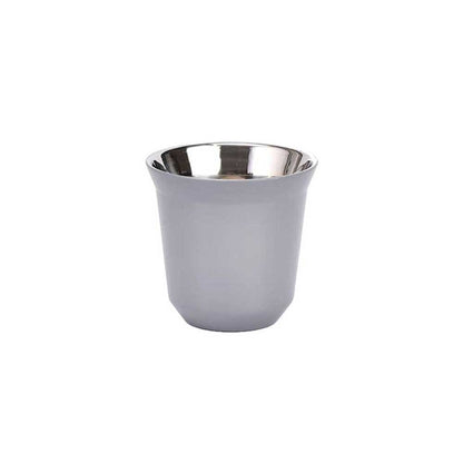 Wholesale Custom Logo 5.5oz Flared Rim Stainless Steel Tasting Glass - Grey