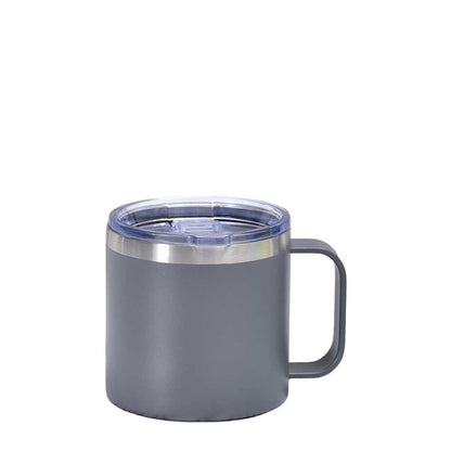 Wholesale Custom Logo 14oz Stainless Steel Insulated Coffee Mug - Grey