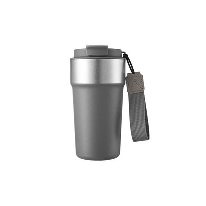 Wholesale Custom Logo 17oz Dual Spout Coffee Mug Tumbler - Grey