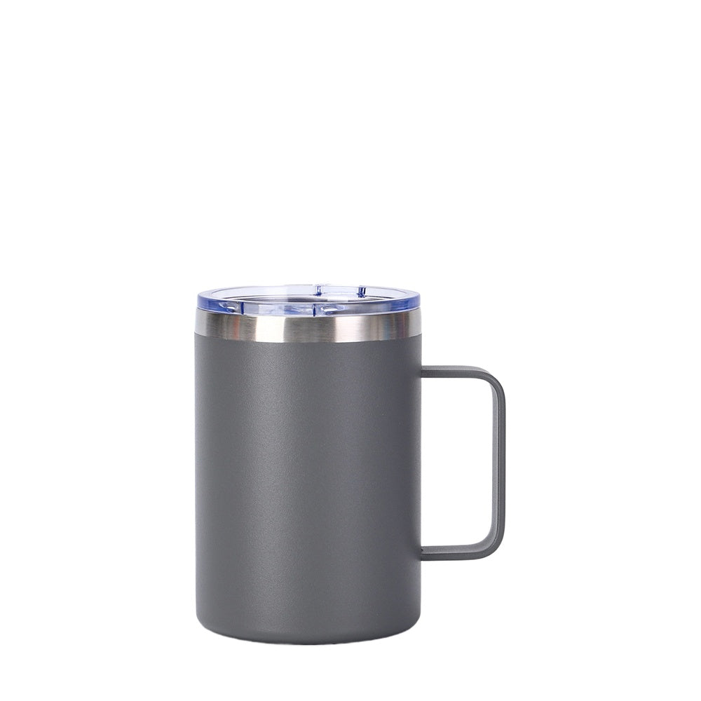 Wholesale Custom Logo 16oz Stainless Steel Insulated Coffee Mug - Grey