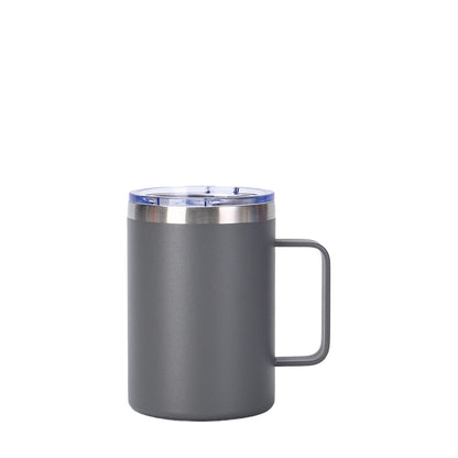 Wholesale Custom Logo 16oz Stainless Steel Insulated Coffee Mug - Grey