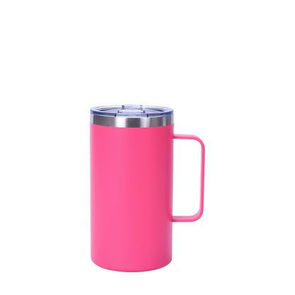 Wholesale Custom Logo 20oz Stainless Steel Insulated Travel Mug - HOT PINK