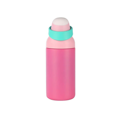 Wholesale Custom Logo 18oz Dual Spout Sports Water Bottle - Hot Pink
