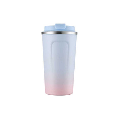 Wholesale Custom Logo 12oz Gradient Ombre Coffee Mug Tumbler - Light-Blue