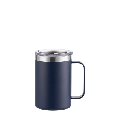 Wholesale Custom Logo 16oz Stainless Steel Insulated Coffee Mug - NAVY BLUE