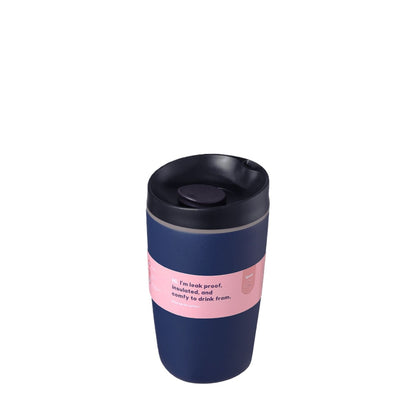 Wholesale Custom Logo 12oz Insulated Coffee Tumbler - NAVY BLUE