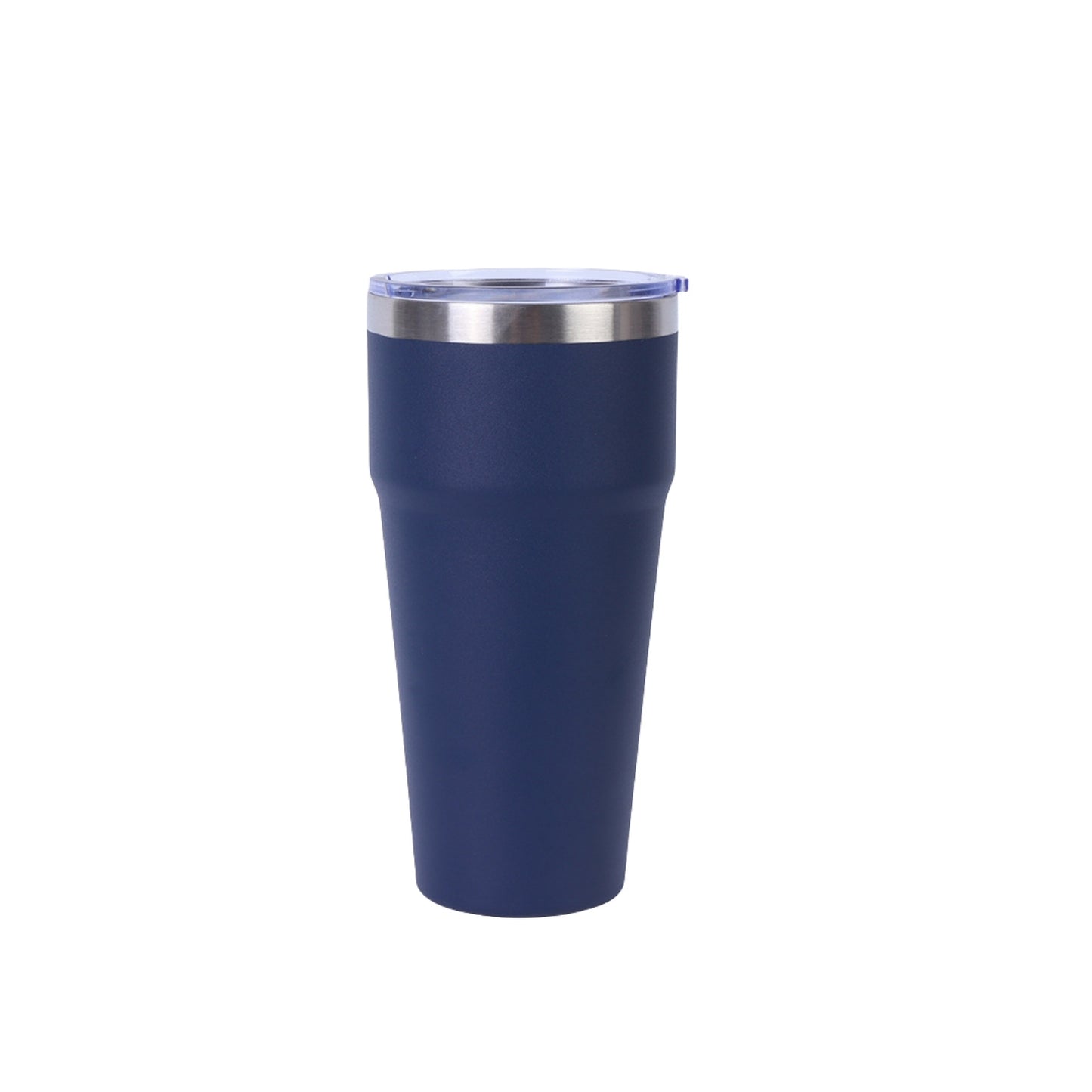 Wholesale Custom Logo 16oz Tapered Vacuum Coffee Tumbler - Navy Blue