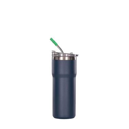 Wholesale Custom Logo 20oz Skinny Stainless Steel Tumbler - Navy Blue