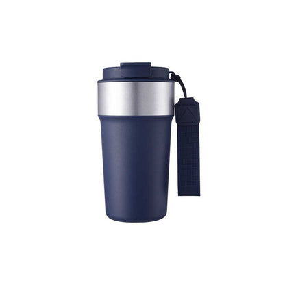 Wholesale Custom Logo 17oz Dual Spout Coffee Mug Tumbler - Navy Blue
