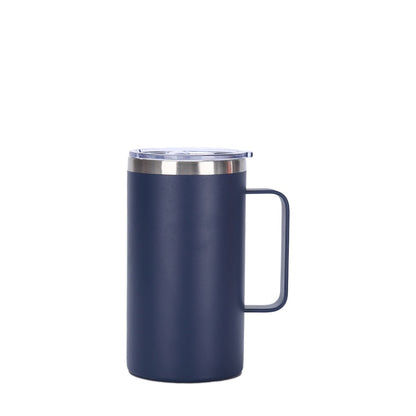 Wholesale Custom Logo 20oz Stainless Steel Insulated Travel Mug - Navy Blue