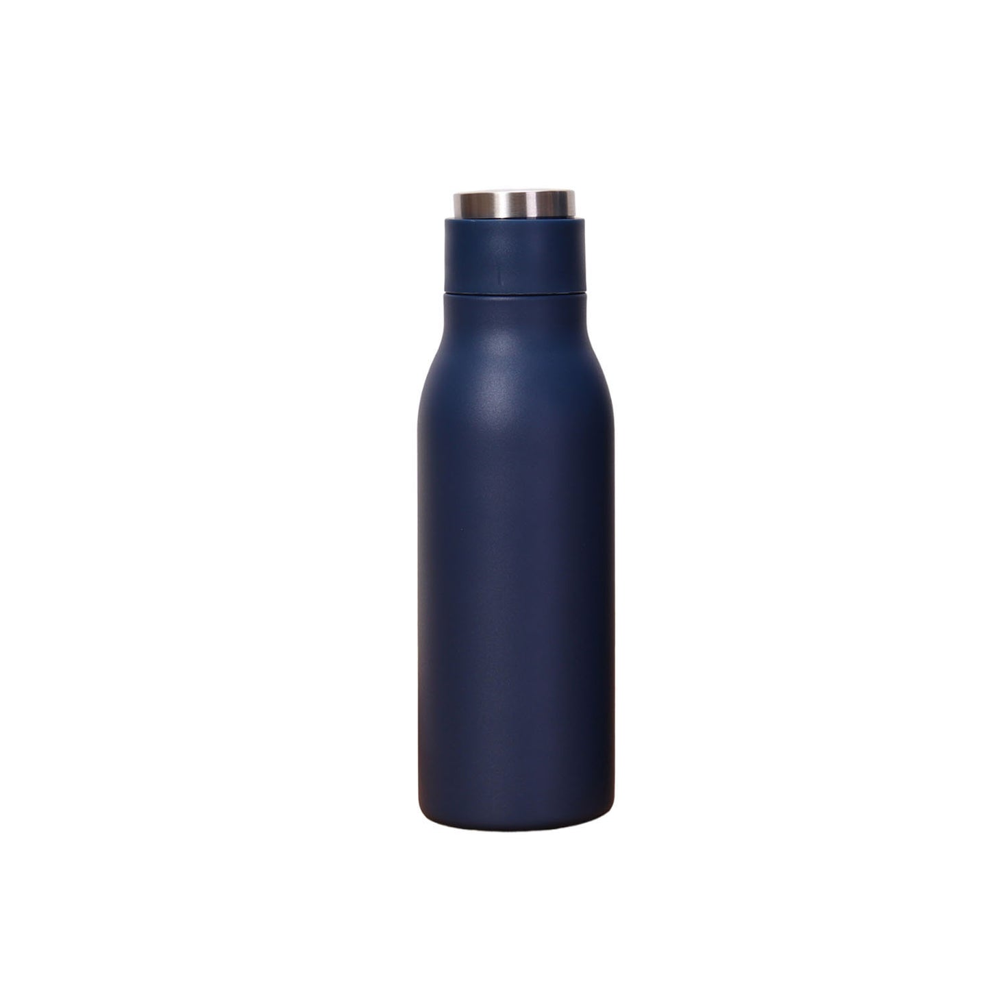 Wholesale Custom Logo 17oz Narrow Mouth Insulated Bottle - Navy Blue