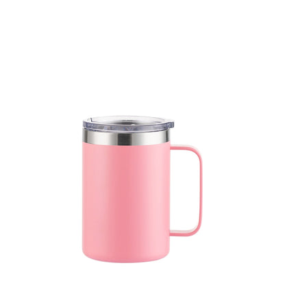 Wholesale Custom Logo 16oz Stainless Steel Insulated Coffee Mug - PINK