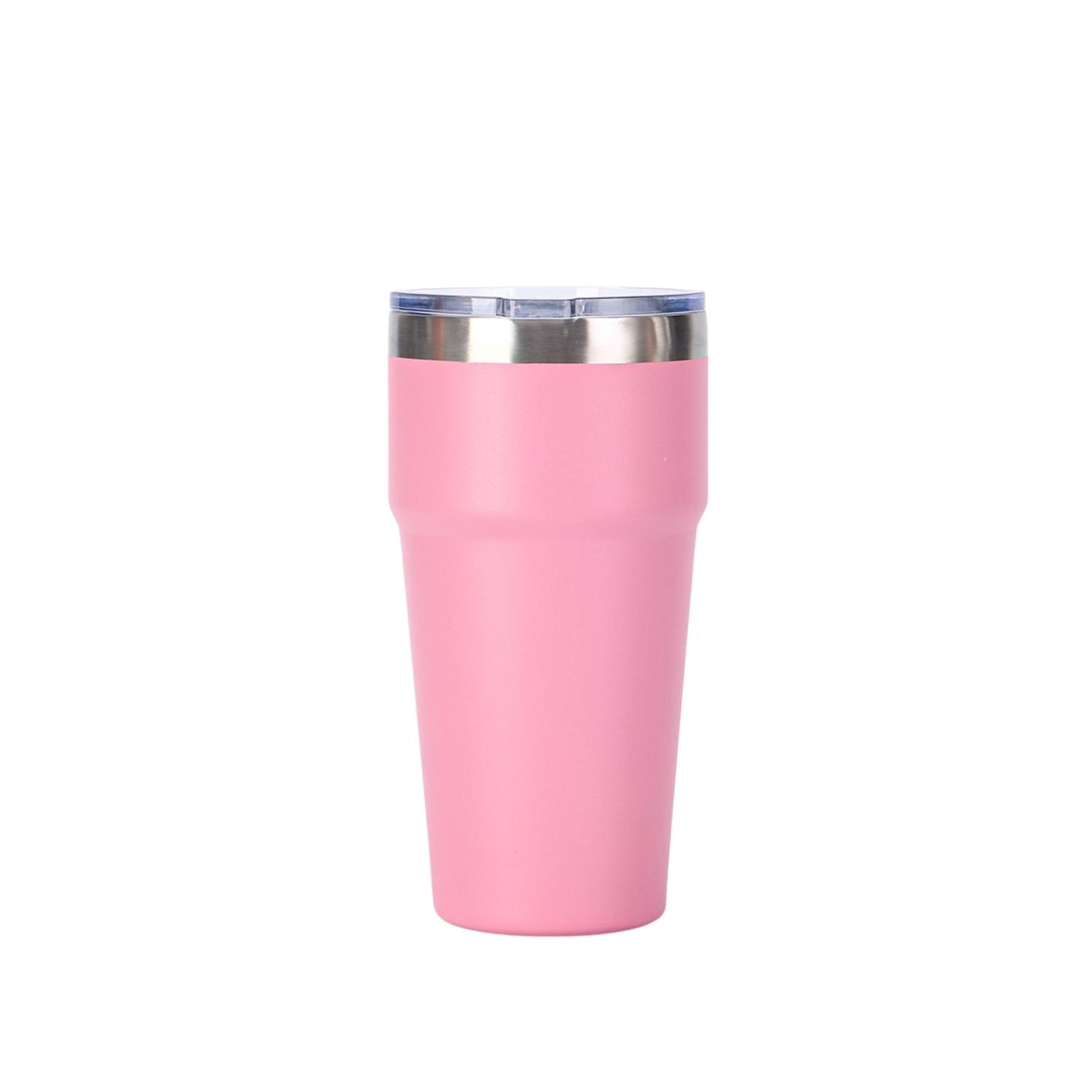 Wholesale Custom Logo 16oz Tapered Vacuum Coffee Tumbler - Pink
