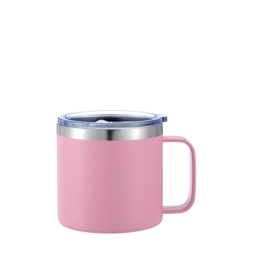 Wholesale Custom Logo 14oz Stainless Steel Insulated Coffee Mug - Pink