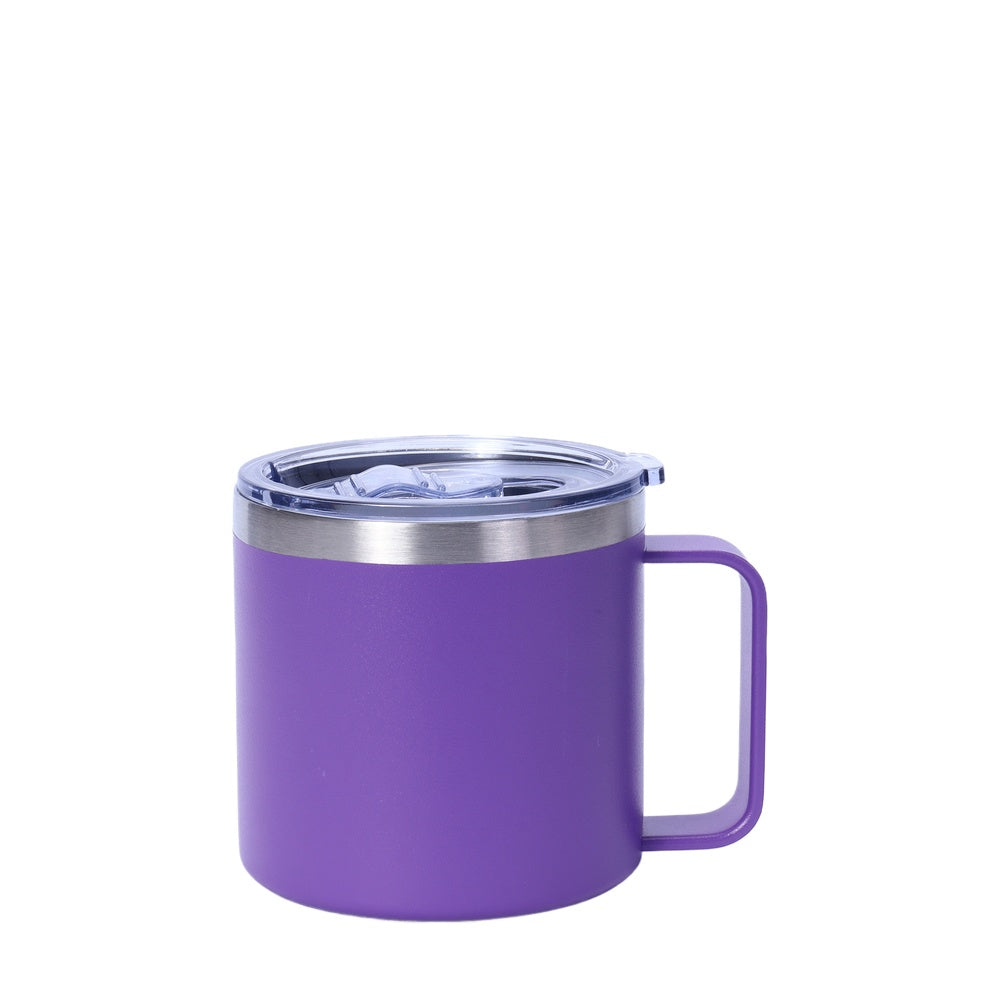 Wholesale Custom Logo 14oz Stainless Steel Insulated Coffee Mug - Purple
