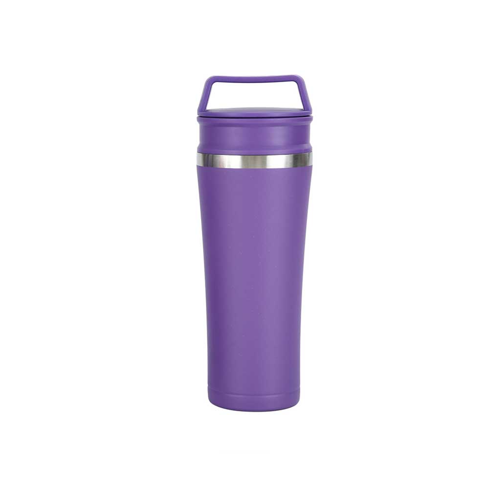 Wholesale Custom Logo 15oz Insulated Coffee Tumbler - Purple