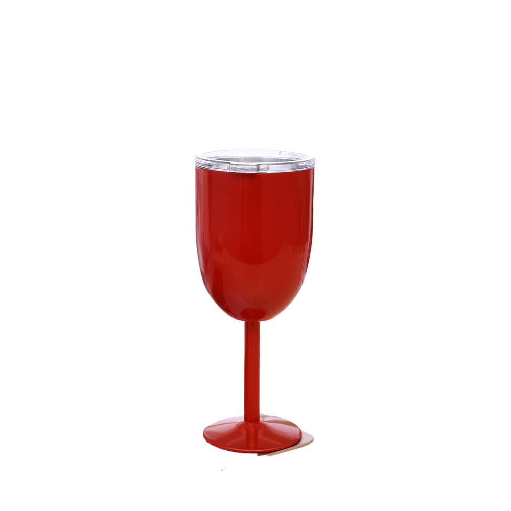 Wholesale Custom Logo 10oz Stainless Steel Wine Tumbler - RED